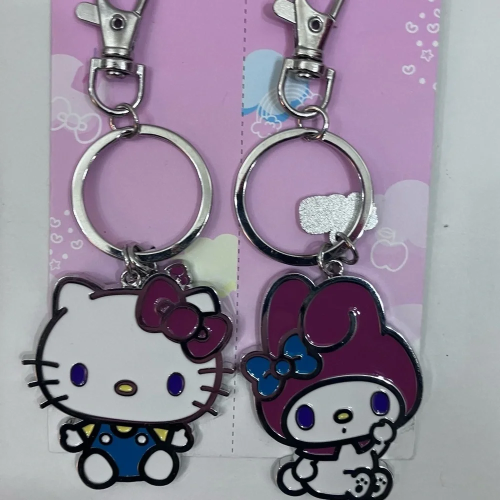 Hello Kitty and My Melody Keychains